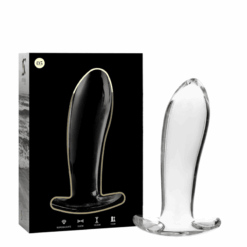 Comprar NEBULA SERIES BY IBIZA - MODELO 5 PLUG CRISTAL TRANSPARENTE 12.5 CM -O- 3.5 CM al mejor precio - Envíos Discretos