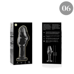 NEBULA SERIES BY IBIZA - MODELO 6 PLUG CRISTAL TRANSPARENTE 12.5 CM -O- 4 CM - piKanteo | Despierta tu lado más piKante Comprar NEBULA SERIES BY IBIZA - MODELO 6 PLUG CRISTAL TRANSPARENTE 12.5 CM -O- 4 CM al mejor precio - Envíos Discretos