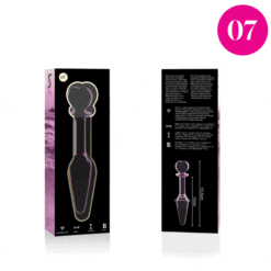 Comprar NEBULA SERIES BY IBIZA - MODELO 7 PLUG CRISTAL ROSA 13.5 CM -O- 3 CM al mejor precio - Envíos Discretos