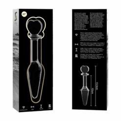 Comprar NEBULA SERIES BY IBIZA - MODELO 7 PLUG CRISTAL TRANSPARENTE 13.5 CM -O- 3 CM al mejor precio - Envíos Discretos