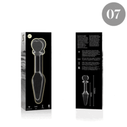 Comprar NEBULA SERIES BY IBIZA - MODELO 7 PLUG CRISTAL TRANSPARENTE 13.5 CM -O- 3 CM al mejor precio - Envíos Discretos