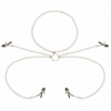 Comprar OHMAMA FETISH - 4 PINZAS PEZONES CON COLLAR DE CADENAS al mejor precio - Envíos Discretos
