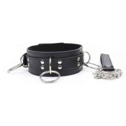 Comprar OHMAMA FETISH - COLLAR SUMISION CON 3 ANILLAS al mejor precio - Envíos Discretos