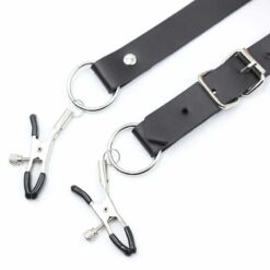 Comprar OHMAMA FETISH - PINZAS CLITORIS CON CORREAS PIERNAS al mejor precio - Envíos Discretos