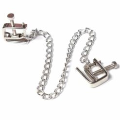 Comprar OHMAMA FETISH - PINZAS METALICAS TORNILLO CON CADENA al mejor precio - Envíos Discretos