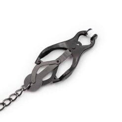 Comprar OHMAMA FETISH - PINZAS PEZONES JAPONEAS CON CADENA NEGRA al mejor precio - Envíos Discretos