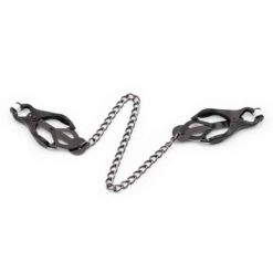 Comprar OHMAMA FETISH - PINZAS PEZONES JAPONEAS CON CADENA NEGRA al mejor precio - Envíos Discretos