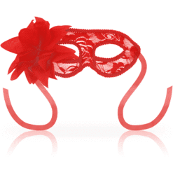 Comprar OHMAMA - MASKS ANTIFAZ CON ENCAJES Y FLOR ROJO al mejor precio - Envíos Discretos