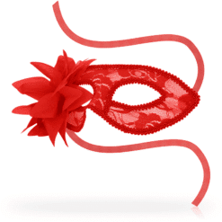 Comprar OHMAMA - MASKS ANTIFAZ CON ENCAJES Y FLOR ROJO al mejor precio - Envíos Discretos