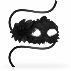 Comprar OHMAMA - MASKS ANTIZAZ ESTILO VENECIANO FLOR LATERAL -  NEGRA al mejor precio - Envíos Discretos