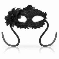 Comprar OHMAMA - MASKS ANTIZAZ ESTILO VENECIANO FLOR LATERAL -  NEGRA al mejor precio - Envíos Discretos