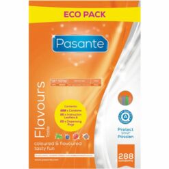 Comprar PASANTE - PRESERVATIVO ECO PACK SABORES BOLSA 288 UNIDADES al mejor precio - Envíos Discretos