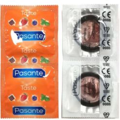 Comprar PASANTE - PRESERVATIVO SABOR CHOCOLATE BOLSA 144 UNIDADES al mejor precio - Envíos Discretos