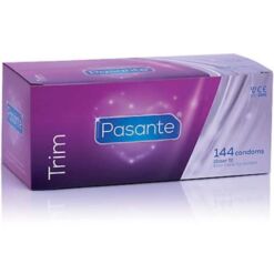 Comprar PASANTE - PRESERVATIVO TRIM AJUSTADO CAJA 144 UNIDADES al mejor precio - Envíos Discretos