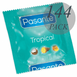Comprar PASANTE - PRESERVATIVOS SABORES TROPICAL 144 UNIDADES al mejor precio - Envíos Discretos