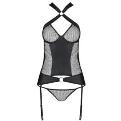 Comprar PASSION - AMANDA CORSET CUERO ECOLOGICO S/M al mejor precio - Envíos Discretos
