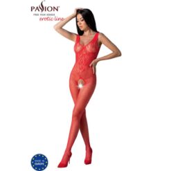 Comprar PASSION - BS098 BODYSTOCKING ROJO TALLA ÚNICA al mejor precio - Envíos Discretos