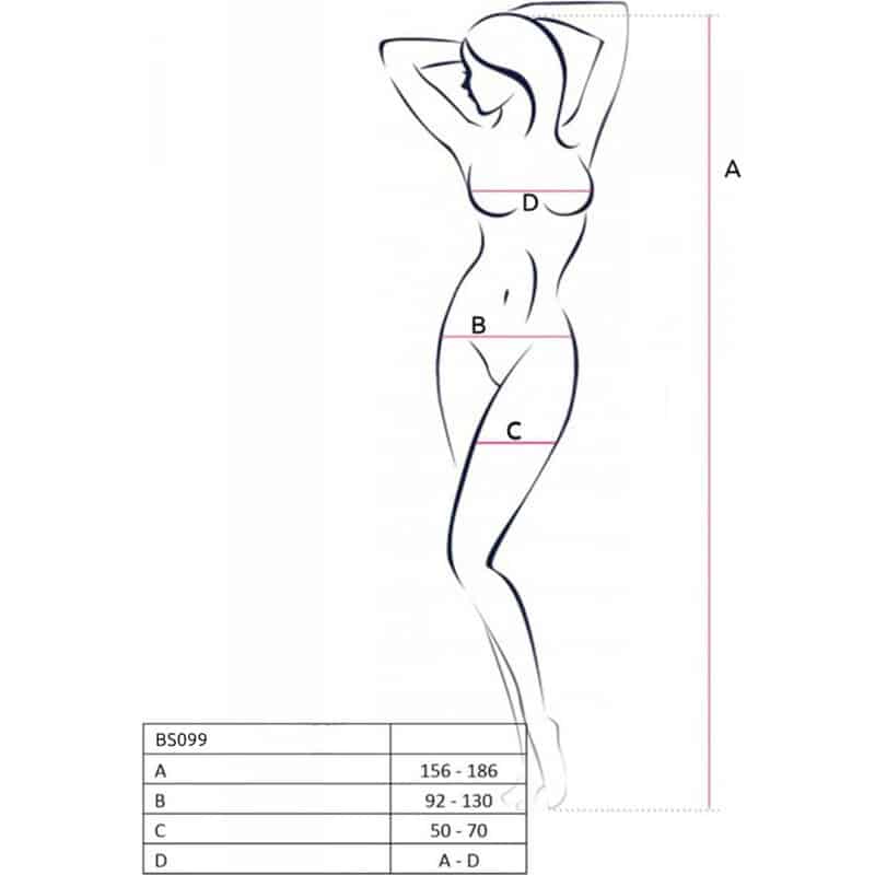 PASSION - BS099 BODYSTOCKING BLANCO TALLA ÚNICA - piKanteo | Despierta tu lado más piKante Comprar PASSION - BS099 BODYSTOCKING BLANCO TALLA ÚNICA al mejor precio - Envíos Discretos