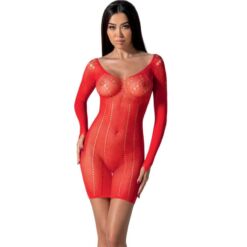 Comprar PASSION - BS101 BODYSTOCKING ROJO TALLA ÚNICA al mejor precio - Envíos Discretos
