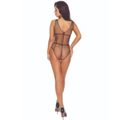 Comprar PASSION - BS114 BODYSTOCKING REJILLA NEGRO al mejor precio - Envíos Discretos