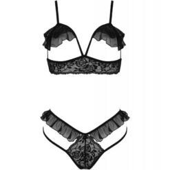 Comprar PASSION - DOLLY SET DOS PIEZAS NEGRO S/M al mejor precio - Envíos Discretos