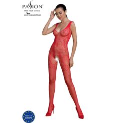 Comprar PASSION - ECO COLLECTION BODYSTOCKING ECO BS012 ROJO al mejor precio - Envíos Discretos