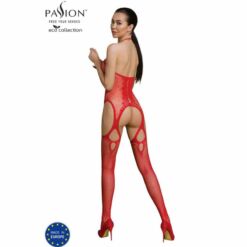 Comprar PASSION - ECO COLLECTION BODYSTOCKING ECO BS013 ROJO al mejor precio - Envíos Discretos