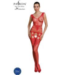 Comprar PASSION - ECO COLLECTION BODYSTOCKING ECO BS014 ROJO al mejor precio - Envíos Discretos