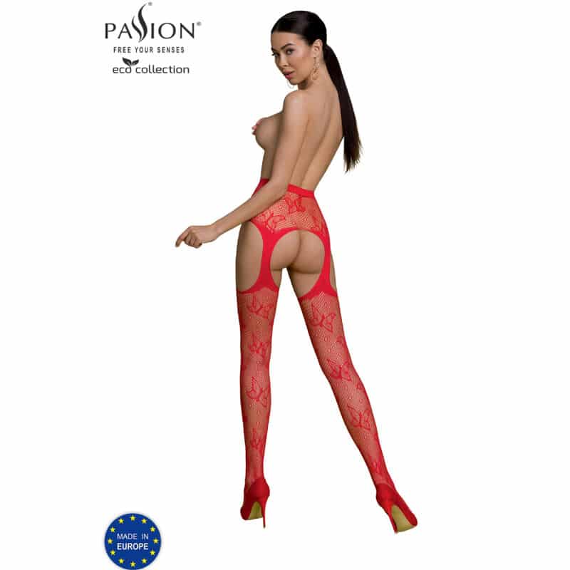 PASSION - ECO COLLECTION BODYSTOCKING ECO S001 ROJO - piKanteo | Despierta tu lado más piKante Comprar PASSION - ECO COLLECTION BODYSTOCKING ECO S001 ROJO al mejor precio - Envíos Discretos