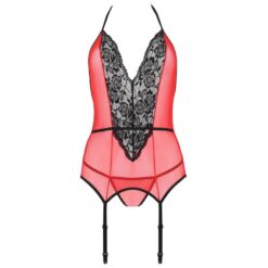 Comprar PASSION - PEONIA CORSET EROTIC LINE ROJO S/M al mejor precio - Envíos Discretos