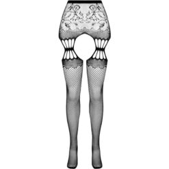 Comprar PASSION - S027 MEDIAS CON LIGUERO NEGRO TALLA ÚNICA al mejor precio - Envíos Discretos