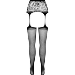 Comprar PASSION - S028 MEDIAS CON LIGUERO NEGRO TALLA ÚNICA al mejor precio - Envíos Discretos