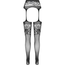 Comprar PASSION - S029 MEDIAS CON LIGUERO NEGRO TALLA ÚNICA al mejor precio - Envíos Discretos