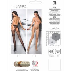 Comprar PASSION - TIOPEN 002 MEDIAS NEGRO 1/2 20 DEN al mejor precio - Envíos Discretos