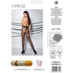 Comprar PASSION - TIOPEN 022 MEDIAS NEGRO/ROJO 3/4 20 DEN al mejor precio - Envíos Discretos