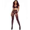 Comprar PASSION - TIOPEN 027 MEDIAS CROTCHLESS NEGRO 3/4 20/40 DEN al mejor precio - Envíos Discretos