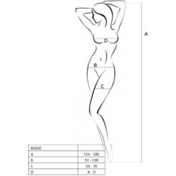 Comprar PASSION - WOMAN BS020 BODYSTOCKING NEGRO TALLA ÚNICA al mejor precio - Envíos Discretos