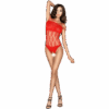 Comprar PASSION - WOMAN BS035 BODYSTOCKING ROJO TALLA ÚNICA al mejor precio - Envíos Discretos