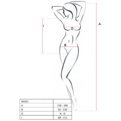 Comprar PASSION - WOMAN BS035 BODYSTOCKING ROJO TALLA ÚNICA al mejor precio - Envíos Discretos