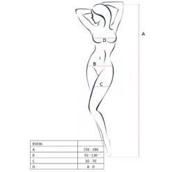Comprar PASSION - WOMAN BS036 BODYSTOCKING BLANCO TALLA ÚNICA al mejor precio - Envíos Discretos