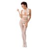 Comprar PASSION - WOMAN BS048 BODYSTOCKING BLANCO TALLA ÚNICA al mejor precio - Envíos Discretos