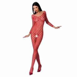 Comprar PASSION - WOMAN BS077 BODYSTOCKING TALLA ÚNICA ROJO al mejor precio - Envíos Discretos
