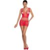 Comprar PASSION - WOMAN BS090 BODYSTOCKING ROJO TALLA ÚNICA al mejor precio - Envíos Discretos