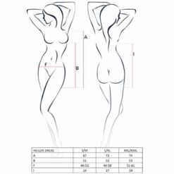 Comprar PASSION - WOMAN HELLEN VESTIDO Y TANGA TALLA S/M al mejor precio - Envíos Discretos