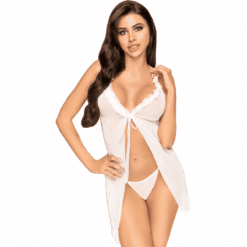 Comprar PENTHOUSE - BABYDOLL AFTER SUNSET BLANCO L/XL al mejor precio - Envíos Discretos