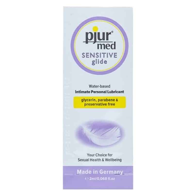PJUR - MED SENSITIVE GLIDE LUBRICANTE BASE AGUA 2 ML - piKanteo | Despierta tu lado más piKante Comprar PJUR - MED SENSITIVE GLIDE LUBRICANTE BASE AGUA 2 ML al mejor precio - Envíos Discretos