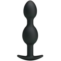 Comprar PRETTY LOVE - BOLAS ANALES SILICONA 12.5 CM NEGRO al mejor precio - Envíos Discretos