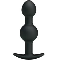 Comprar PRETTY LOVE - BOLAS ANALES SILICONA ESTIMULACION ESPECIAL 10.3 CM NEGRO al mejor precio - Envíos Discretos