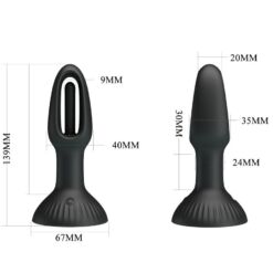 Comprar PRETTY LOVE - HUBERT PLUG ANAL CON 7 MODOS DE VIBRACIÓN al mejor precio - Envíos Discretos
