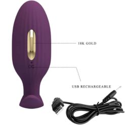 Comprar PRETTY LOVE - JEFFERSON PLUG ANAL CONTROLADO POR APP LILA al mejor precio - Envíos Discretos